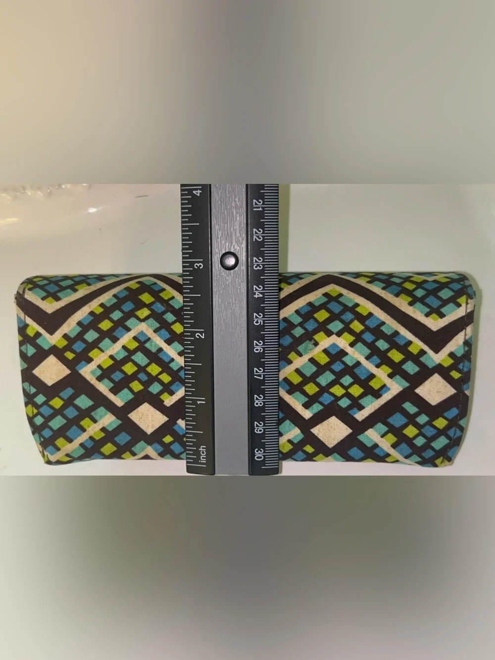 Vera Bradley hard shell eyeglasses case in the Rain Forest pattern